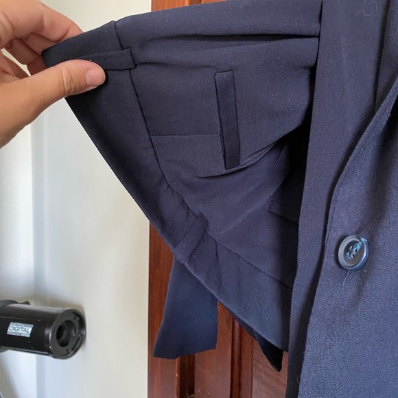 EUC Navy Blue Merona Blazer and Dress Pants; Dress Suit - Picture 2 of 7